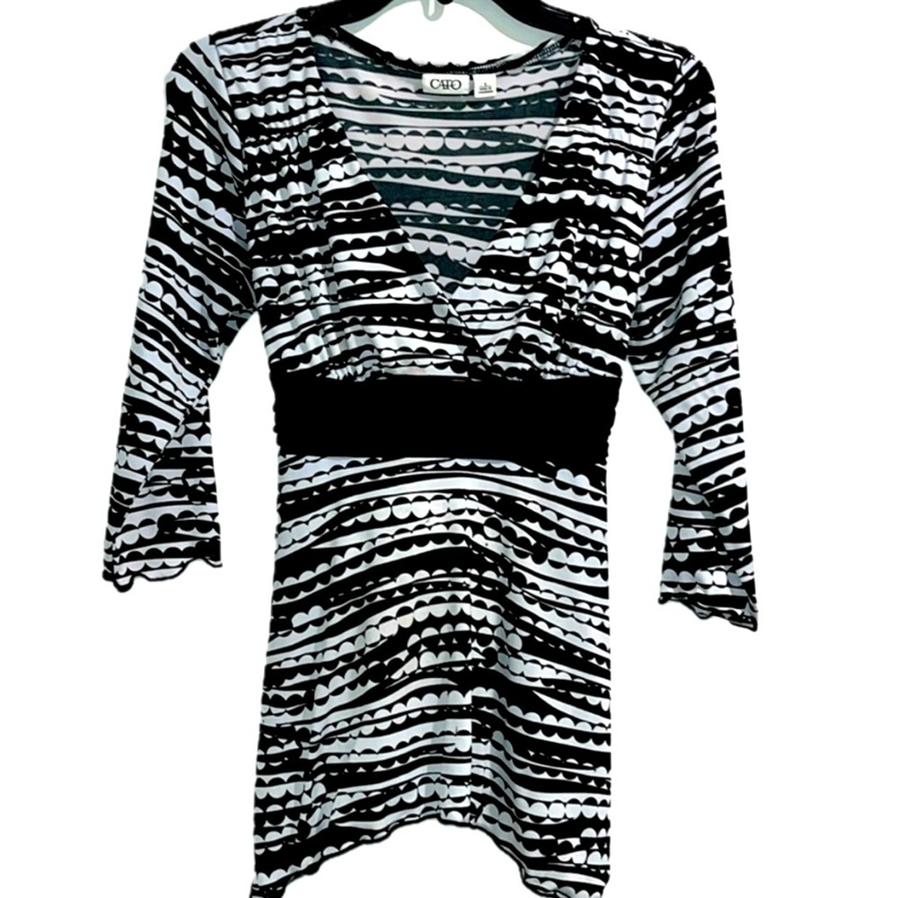 Cato wrap blouse sz small